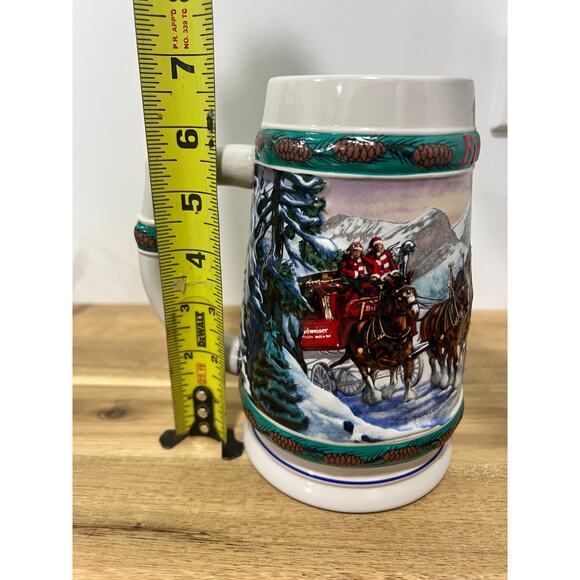 1993 Anheuser-Busch Budweiser Holiday Stein titled "Special Delivery" - Picture 10 of 10